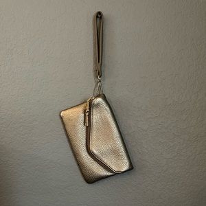 Metallic wristlet